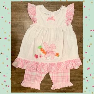 Bonnie Jean Girls Easter Bunny 3T Set